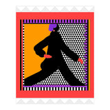 WOMAN WEARING BLACK TAKING A STROLL (Print Only) thumbnail