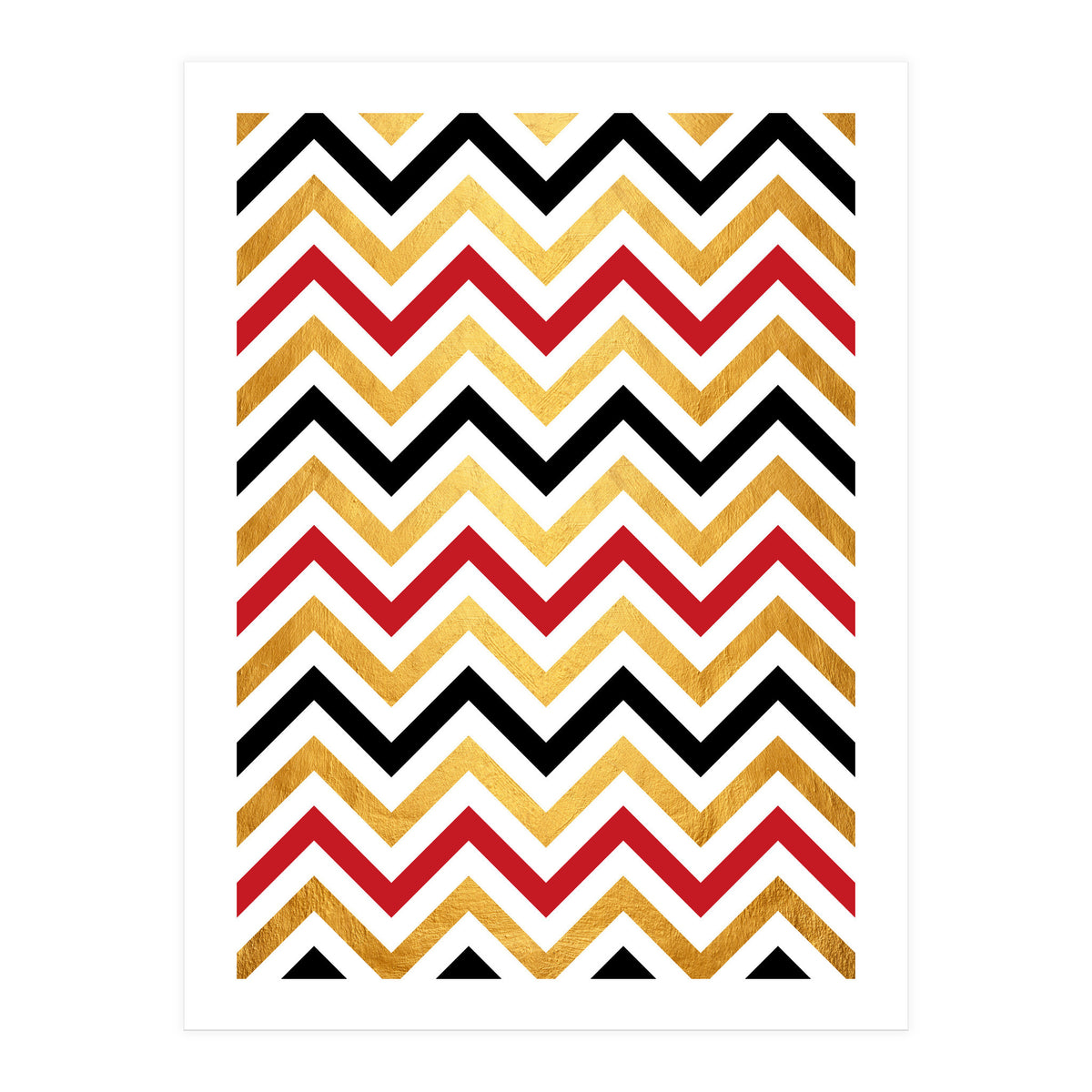 Chevron Golden II (Print Only)