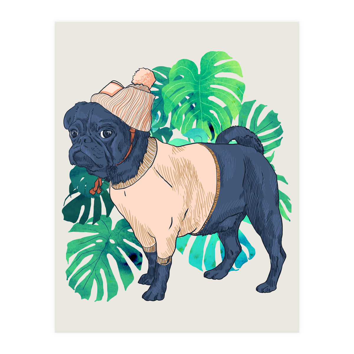 Got A Pug (Print Only)