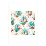 Anaglyph Flamingos with cactus (Print Only) thumbnail