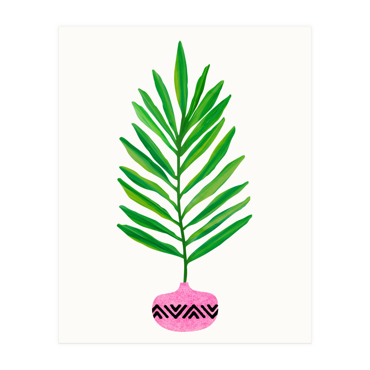 Modern Tropical Leaf (Print Only)