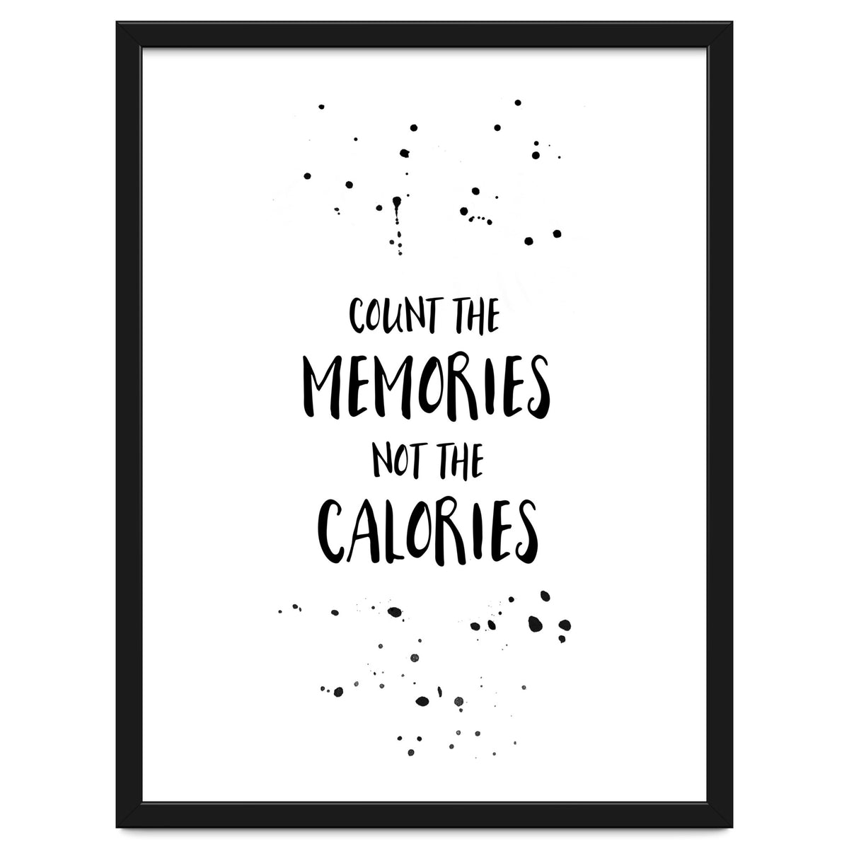 Text Art COUNT THE MEMORIES