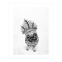 Indian Pug (Print Only)