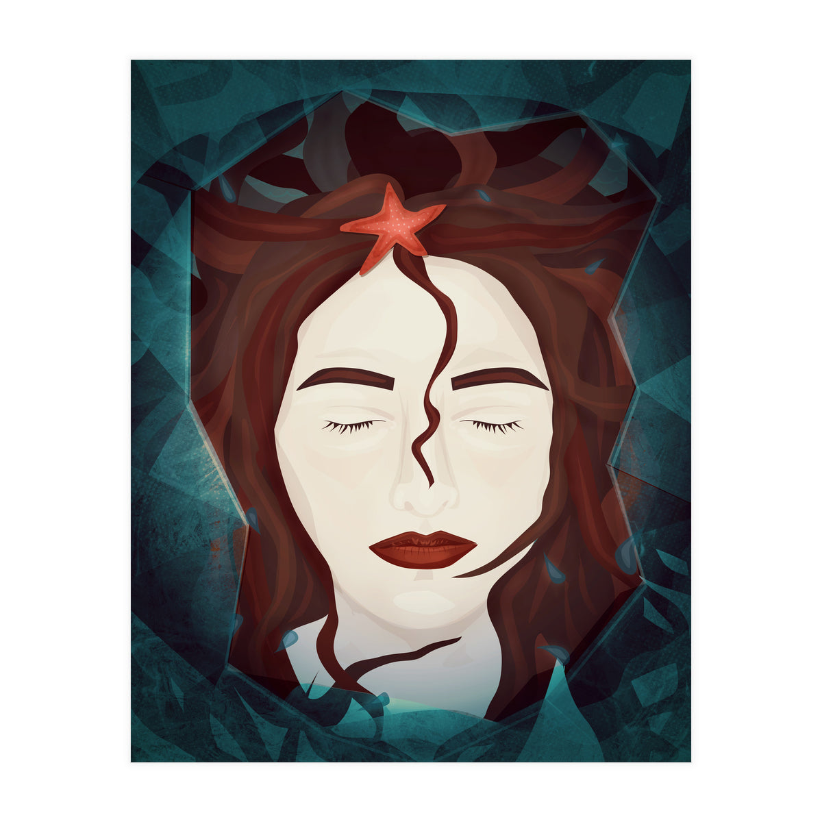 Sleeping with the Fishes (Sleeping Beauty Series) (Print Only)