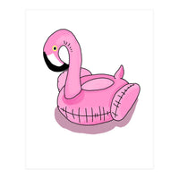 Pool Float Flamingo (Print Only)