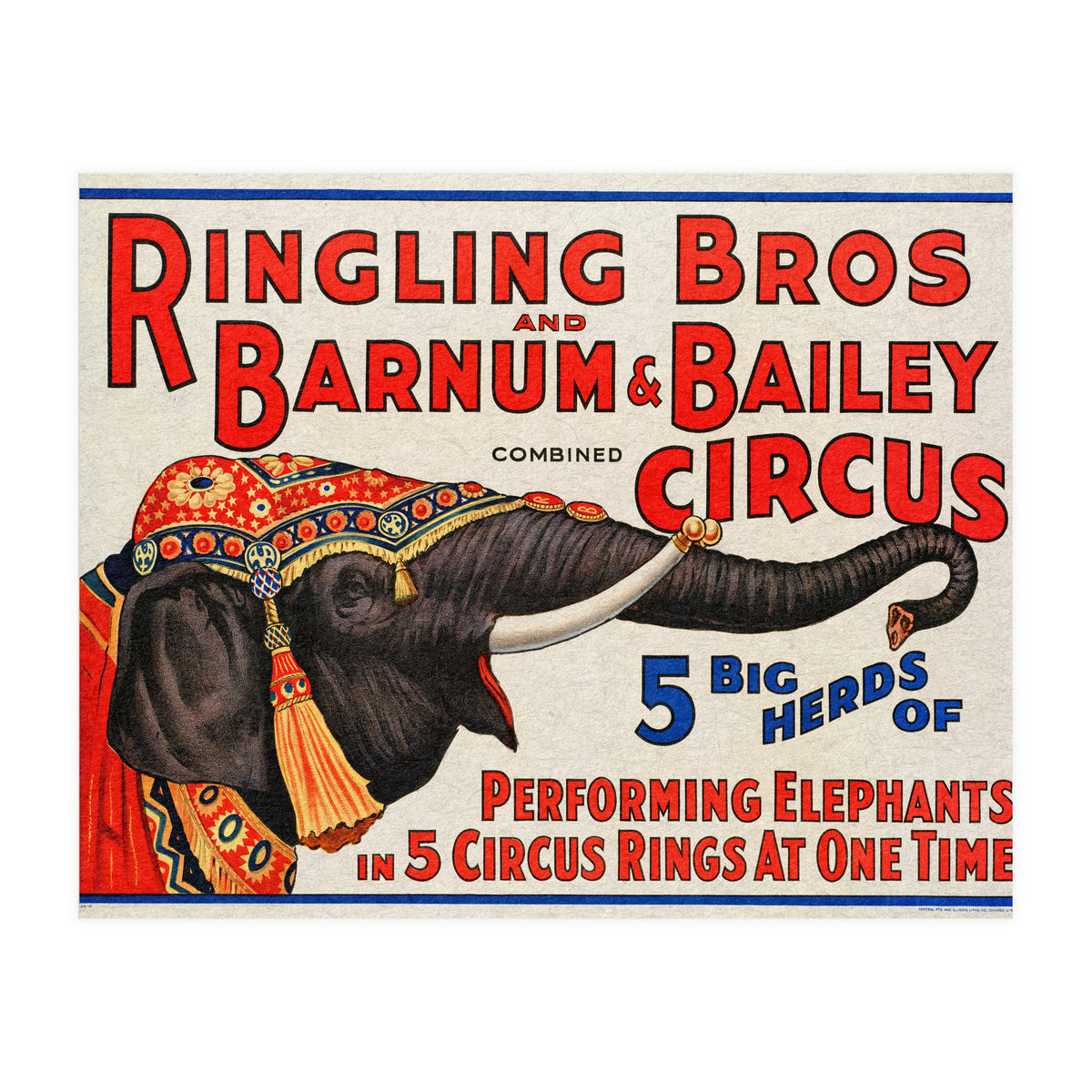 Ringling Bros & Barnum Bailey Circus Advertisement (Print Only)