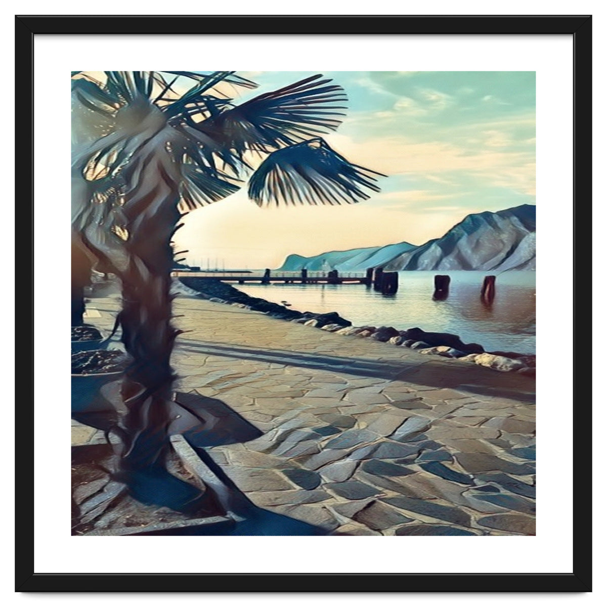 A walk on Lake Garda, Italy.