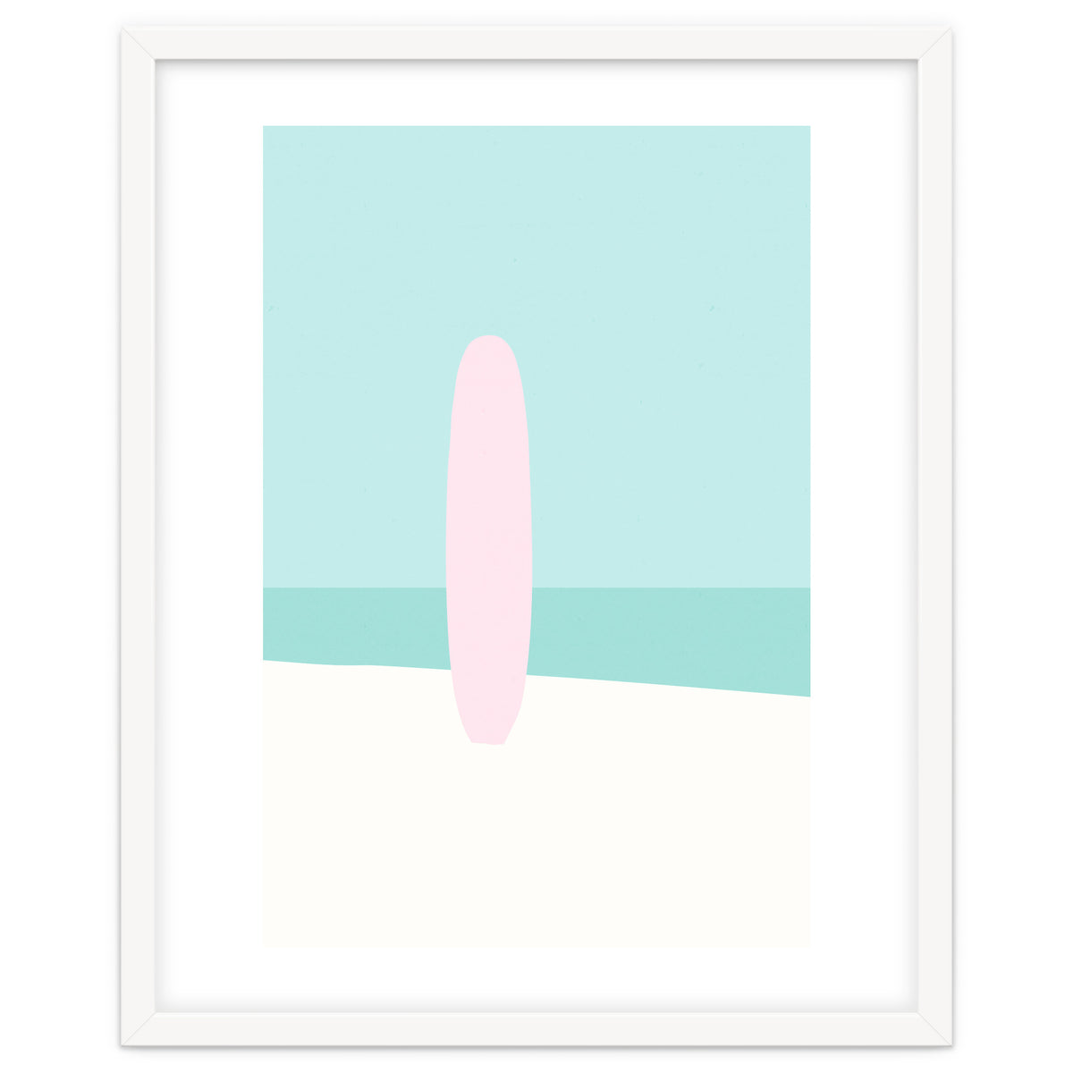 Minimal Surfboard - Turquoise Coast