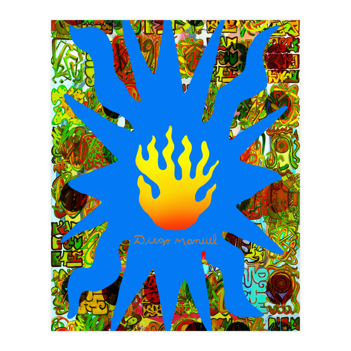 Fuego Y Graffiti 53 (Print Only)