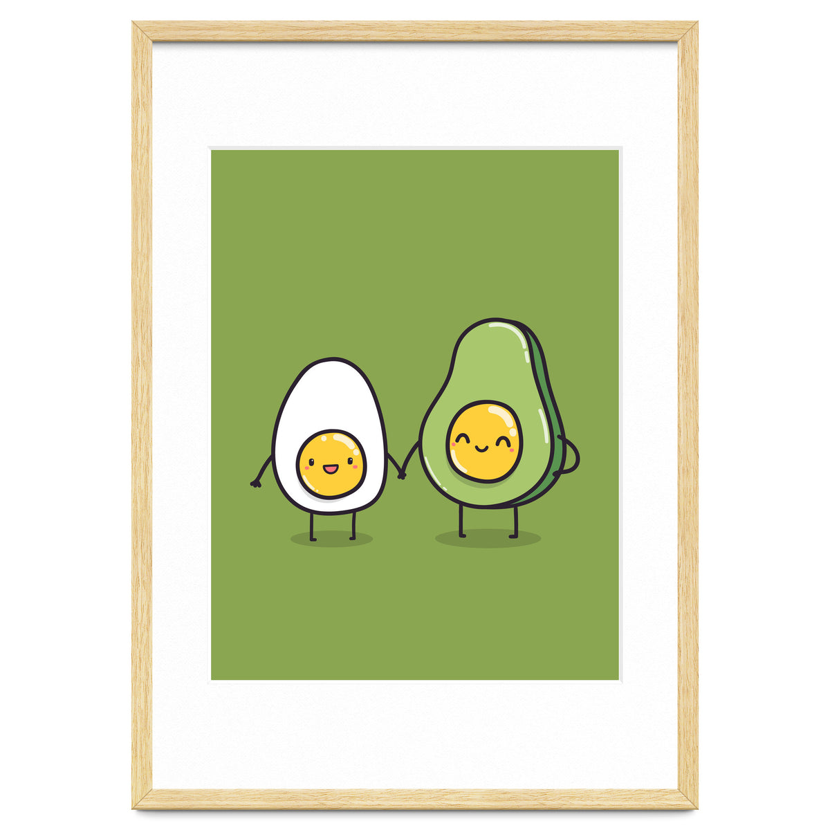 Egg Avocado best friends