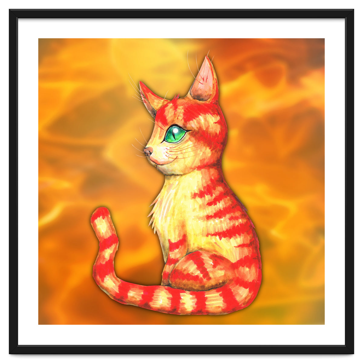 Fiery Cat