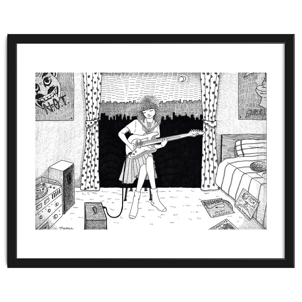 Teenager's Room In The 80's