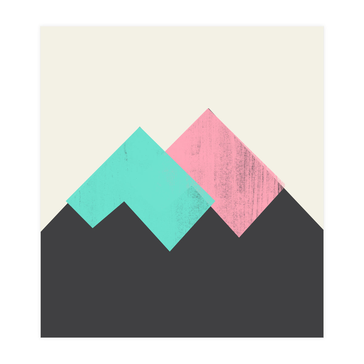 Pastel Mountains I (Print Only)