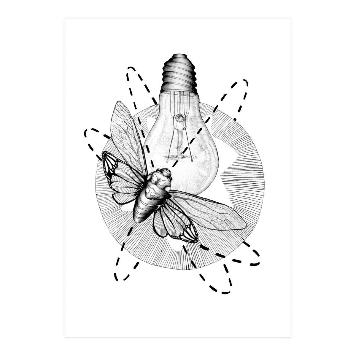 Moth To The Flame (Print Only)