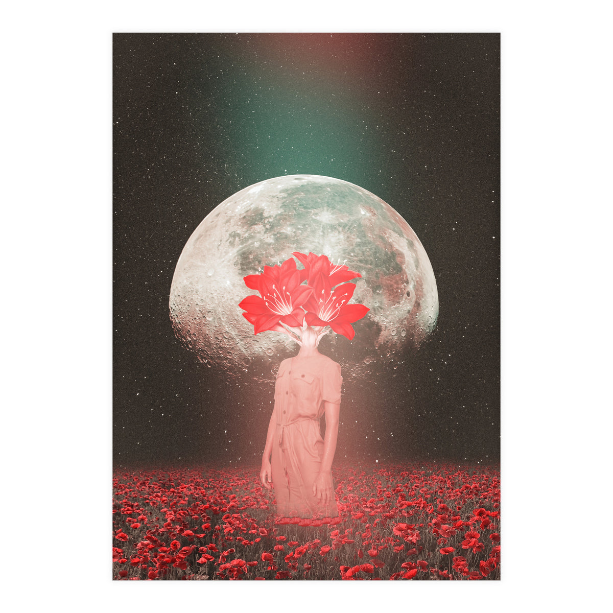 Flowers Bloom in Space (Print Only)