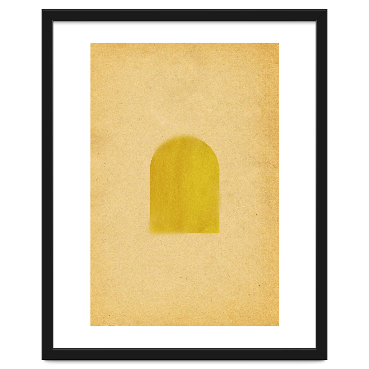 Minimaist acid mustard arch