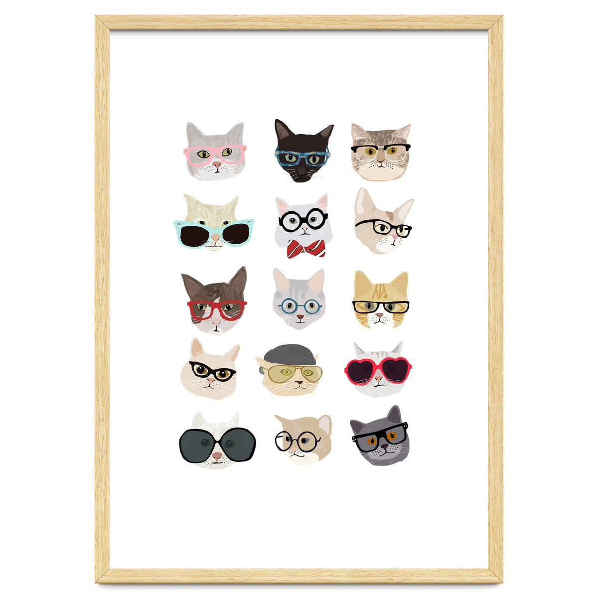 Cats in Glasses
