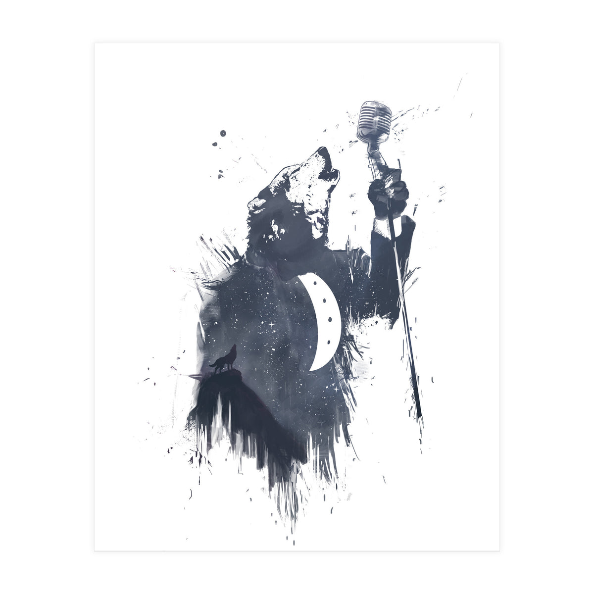 Wolf Song Ii (Print Only)