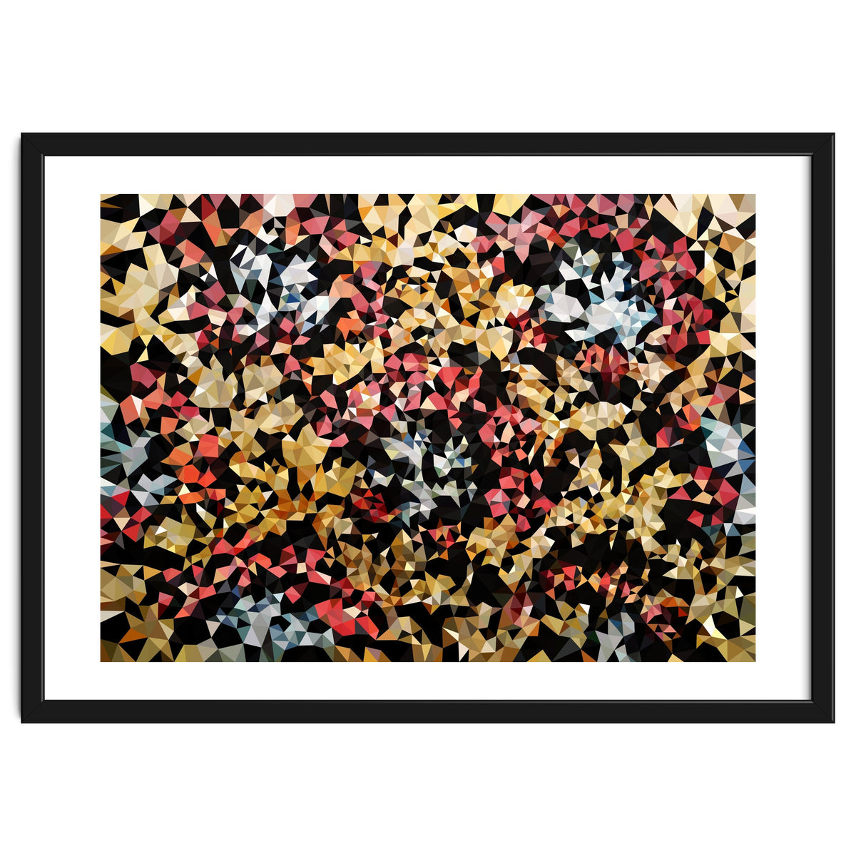 Floral Gold Geometric