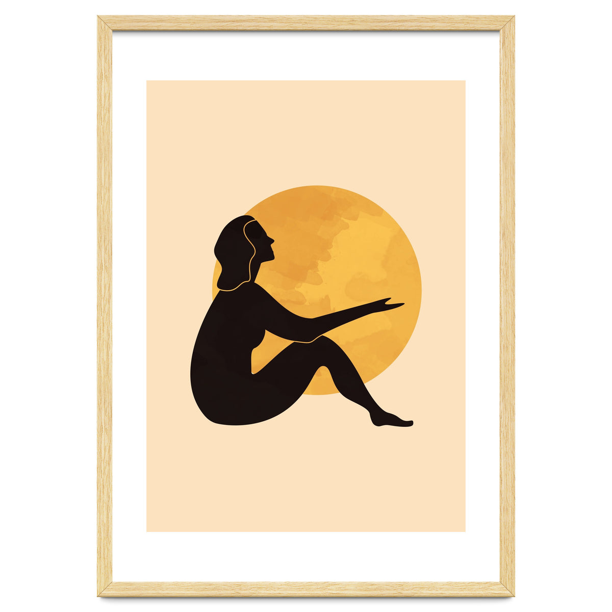 Woman And The Moon II