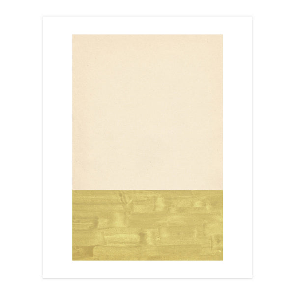 Green and beige color blocks (Print Only)