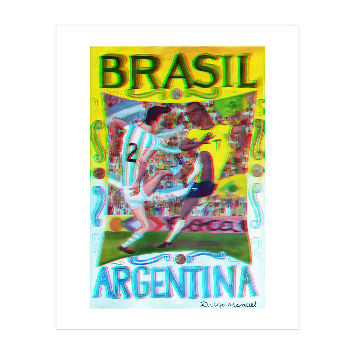 Brasil Argentina (Print Only)