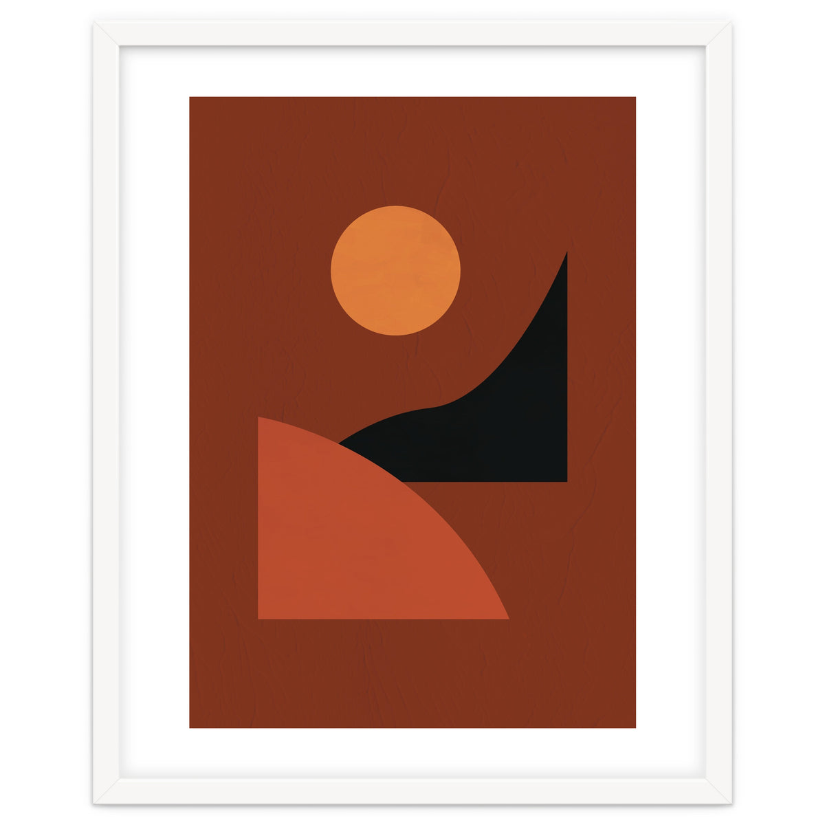 Abstract Geometrical Terracota Earthy Tones