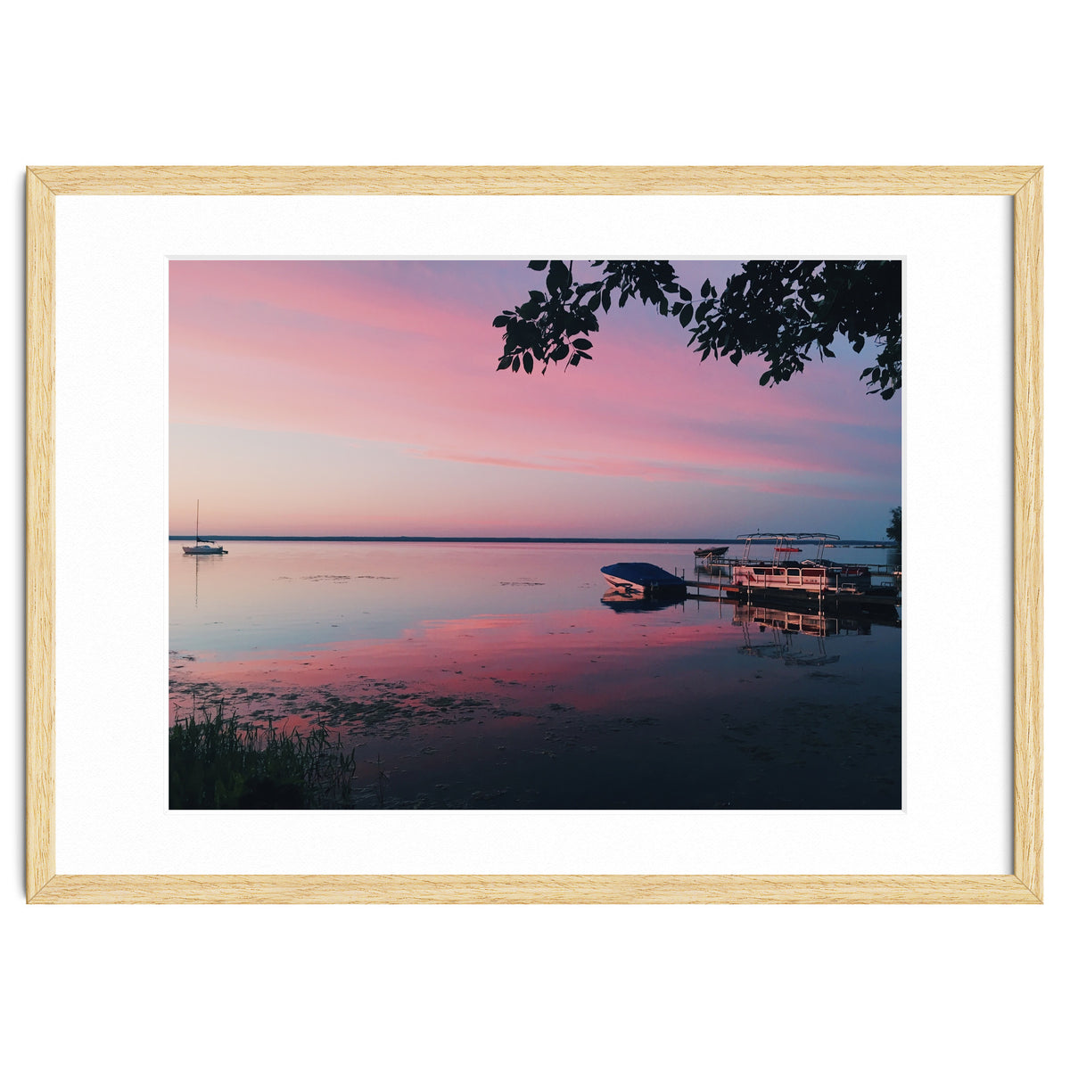 Magic hour on the lake