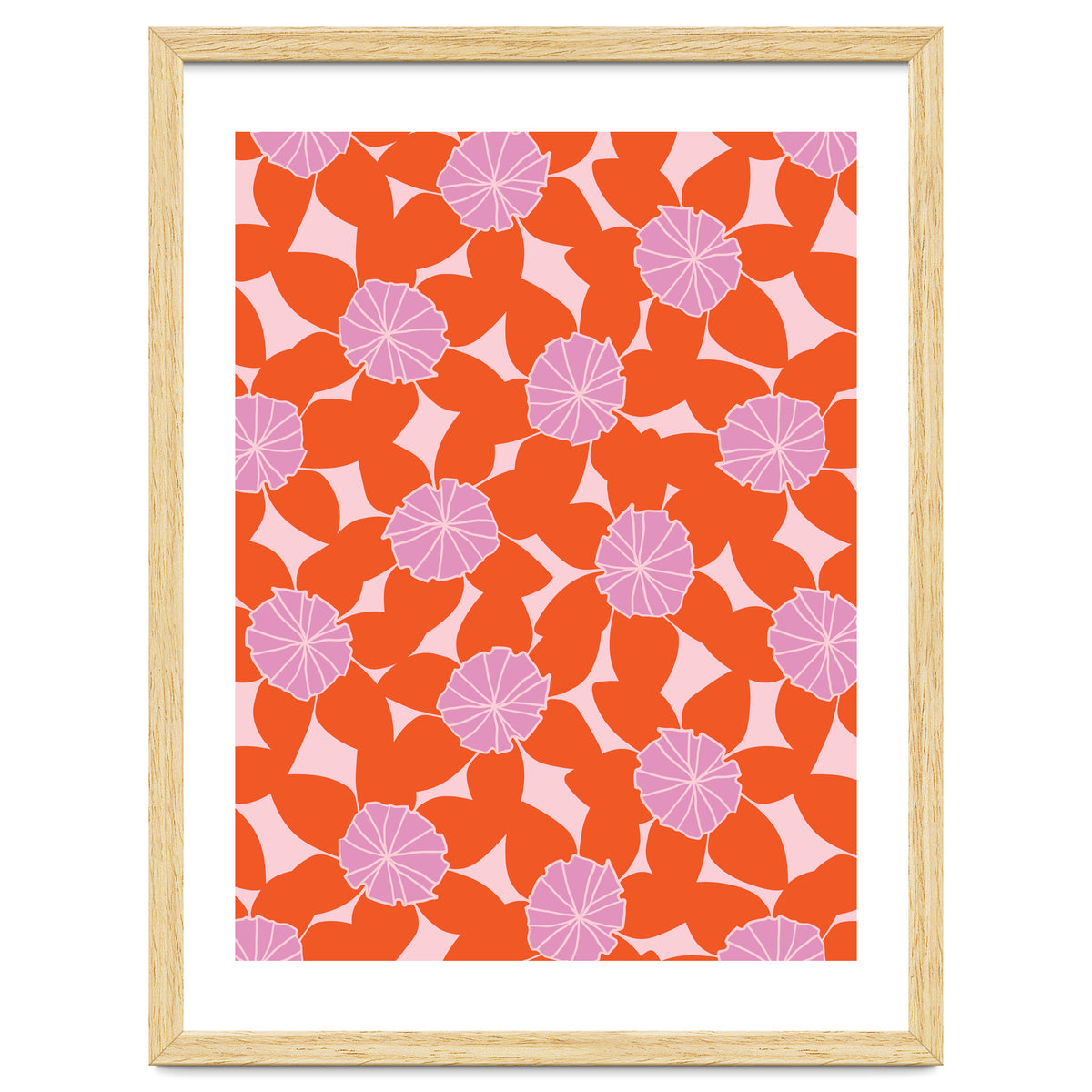 Purple Flower Pattern