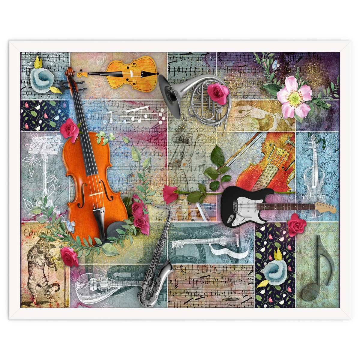 Musical Garden Collage