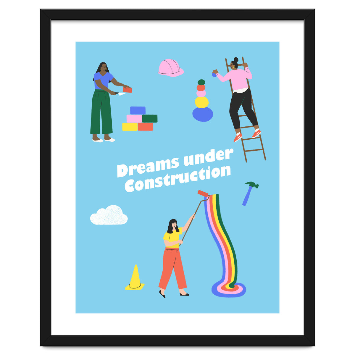 Dreams Under Construction Blue