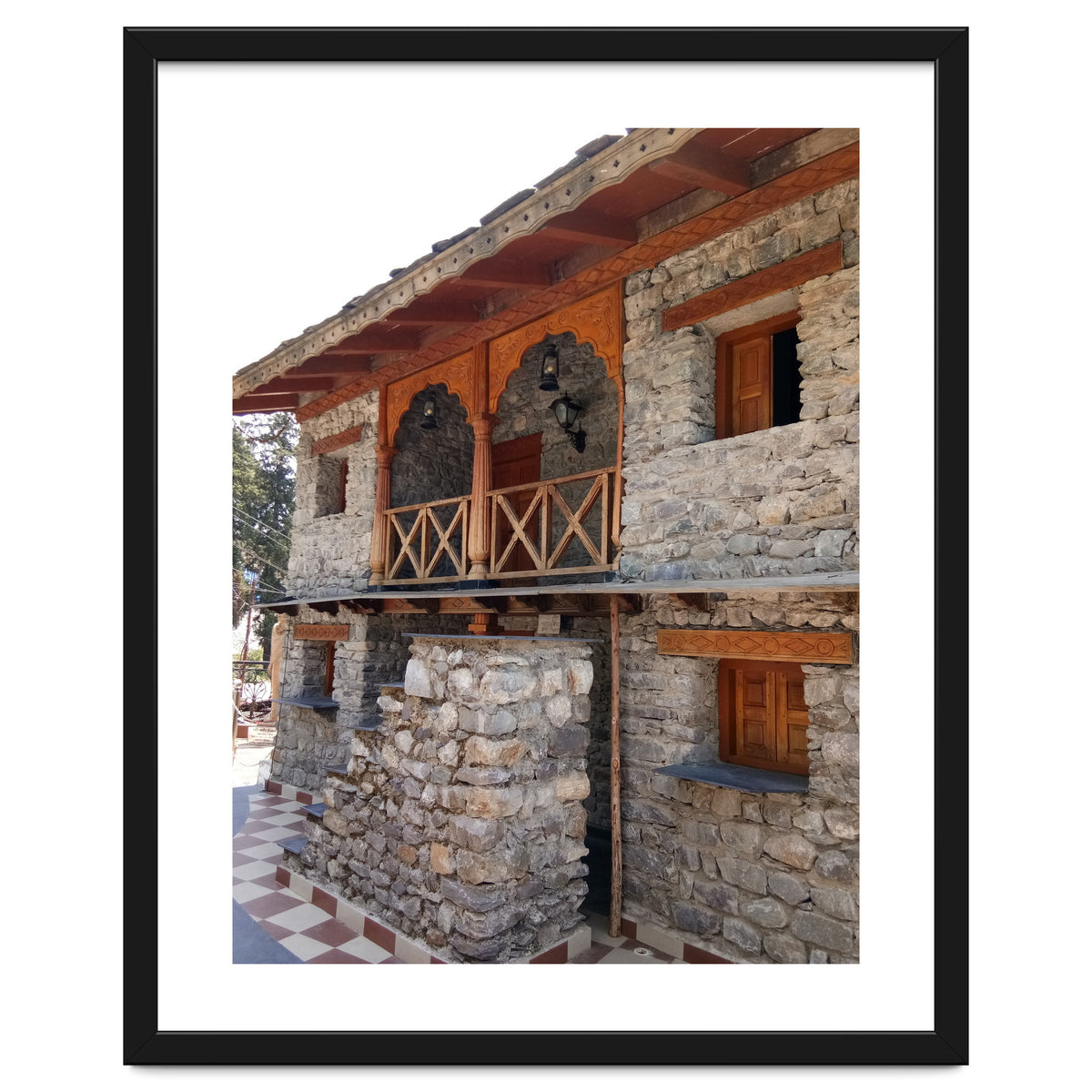 Architecture - Exposed Stone House