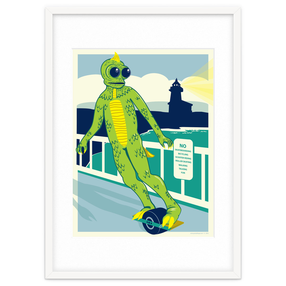 Sleezstak riding One Wheel