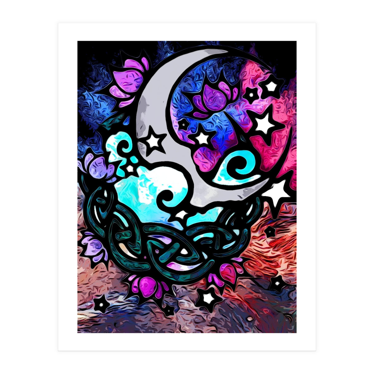 Cradle Crescent Moon (Print Only)