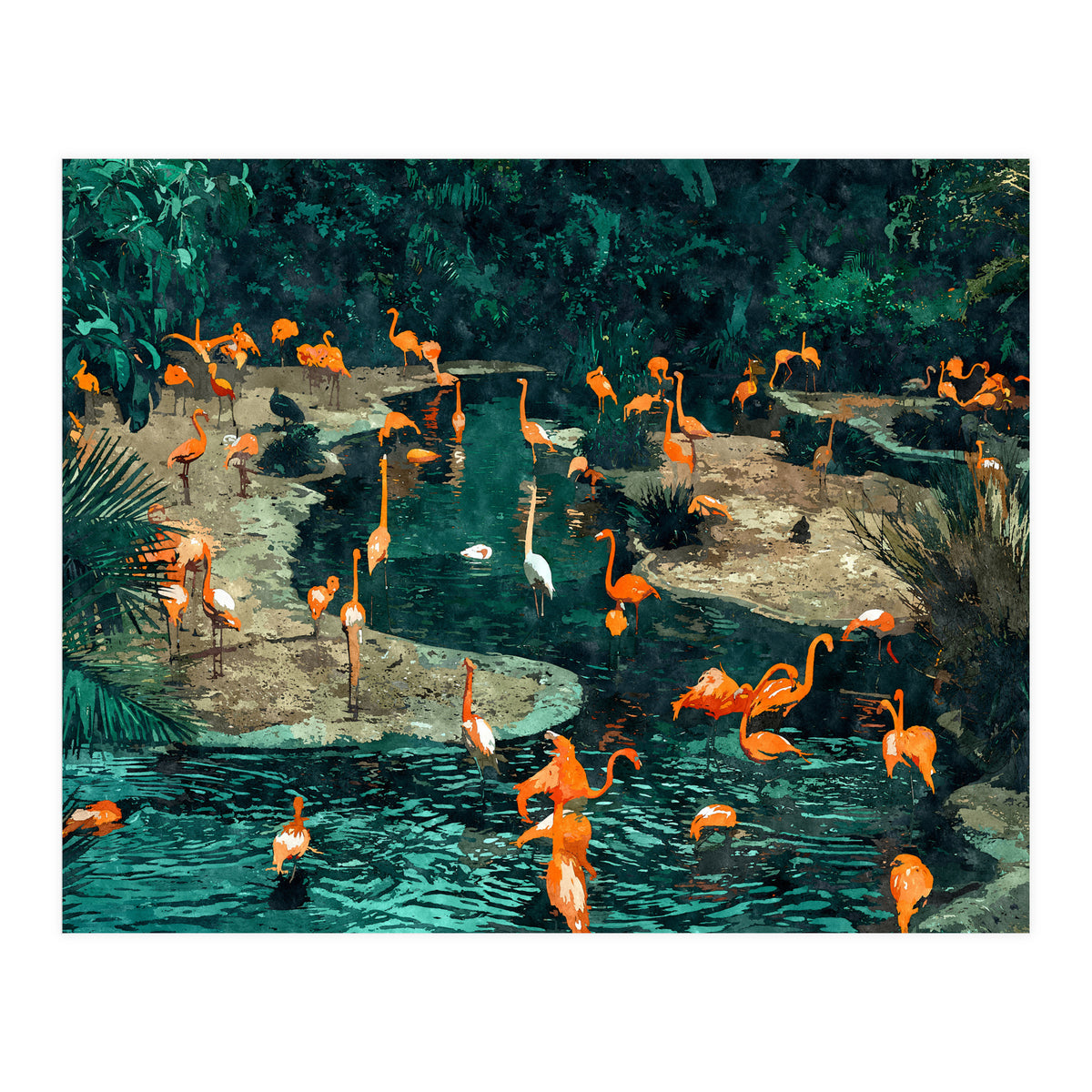 Flamingo Creek (Print Only)