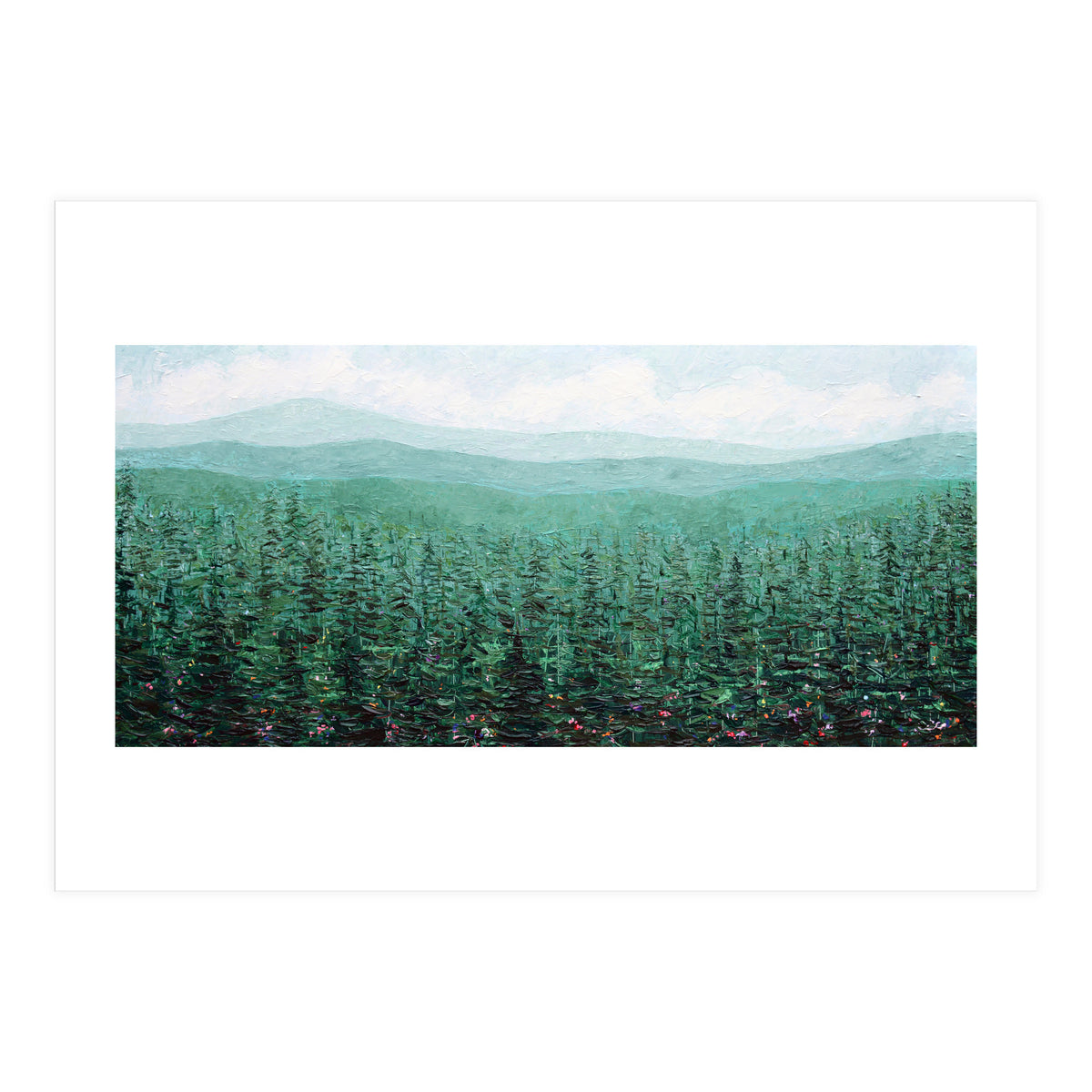 Oregon Pines (Print Only)