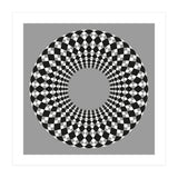 Black and white round (Print Only) thumbnail