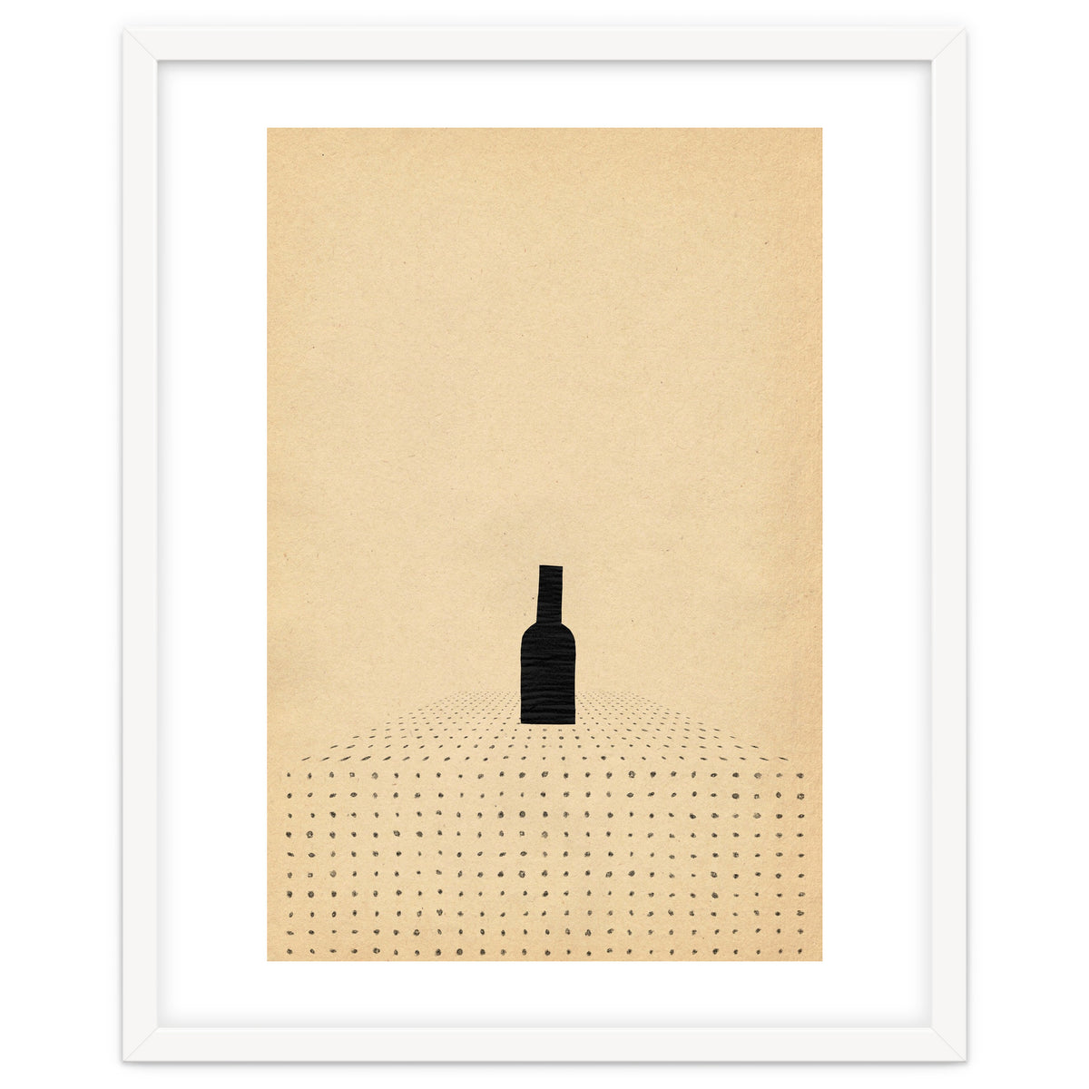 Wine bottle on the table