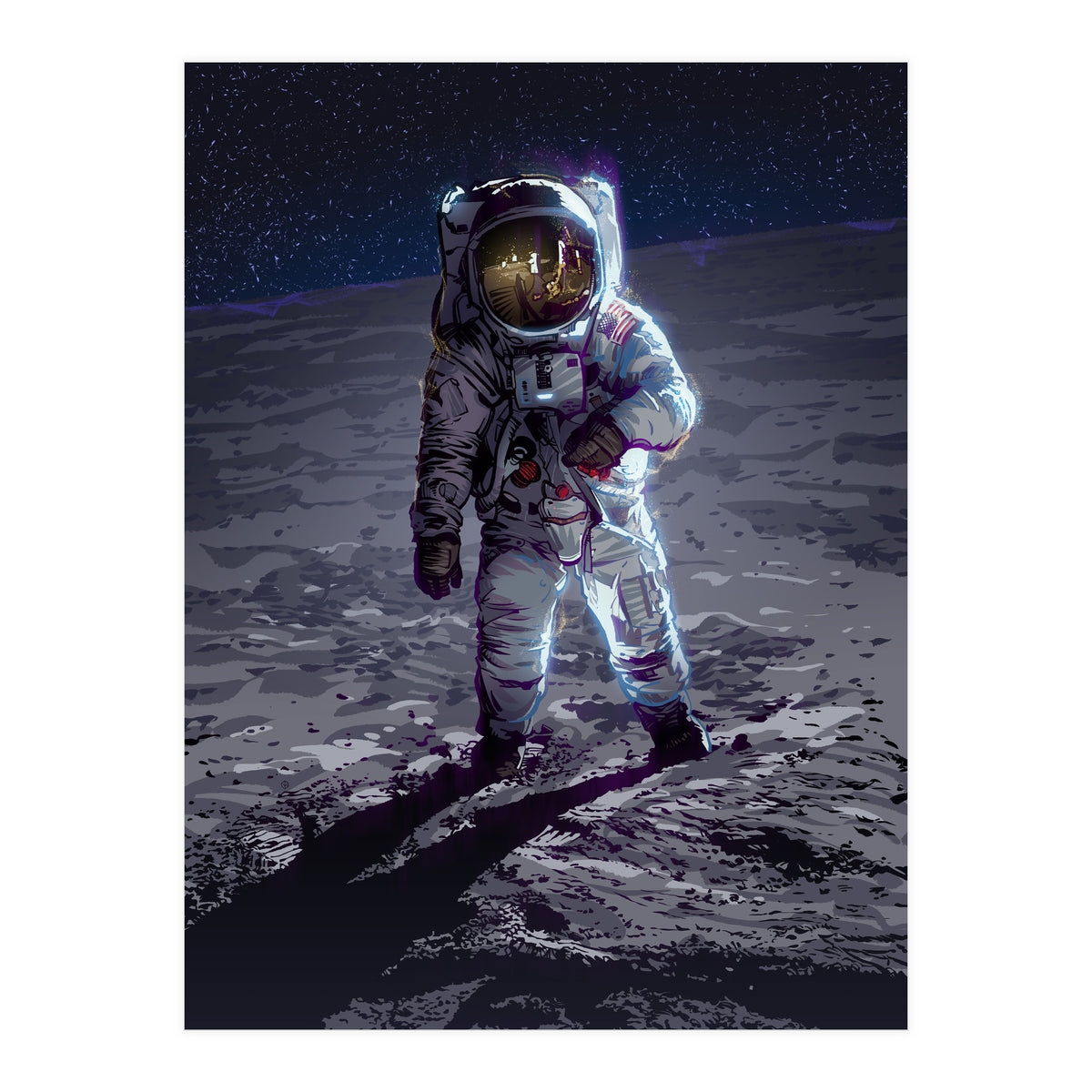 Apollo 11 Astronaut (Print Only)