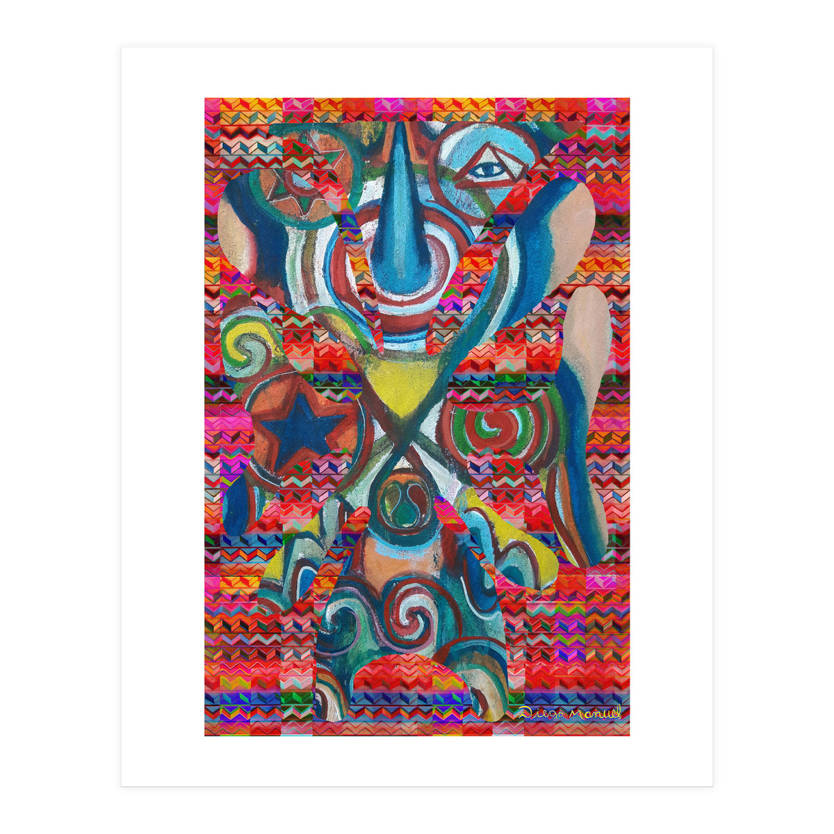 Pop Abstract 2023 Tapiz 17 (Print Only)