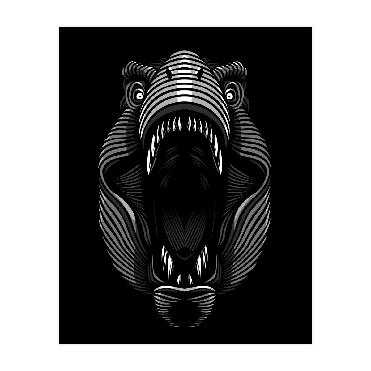 T-Rex Lines (Print Only)