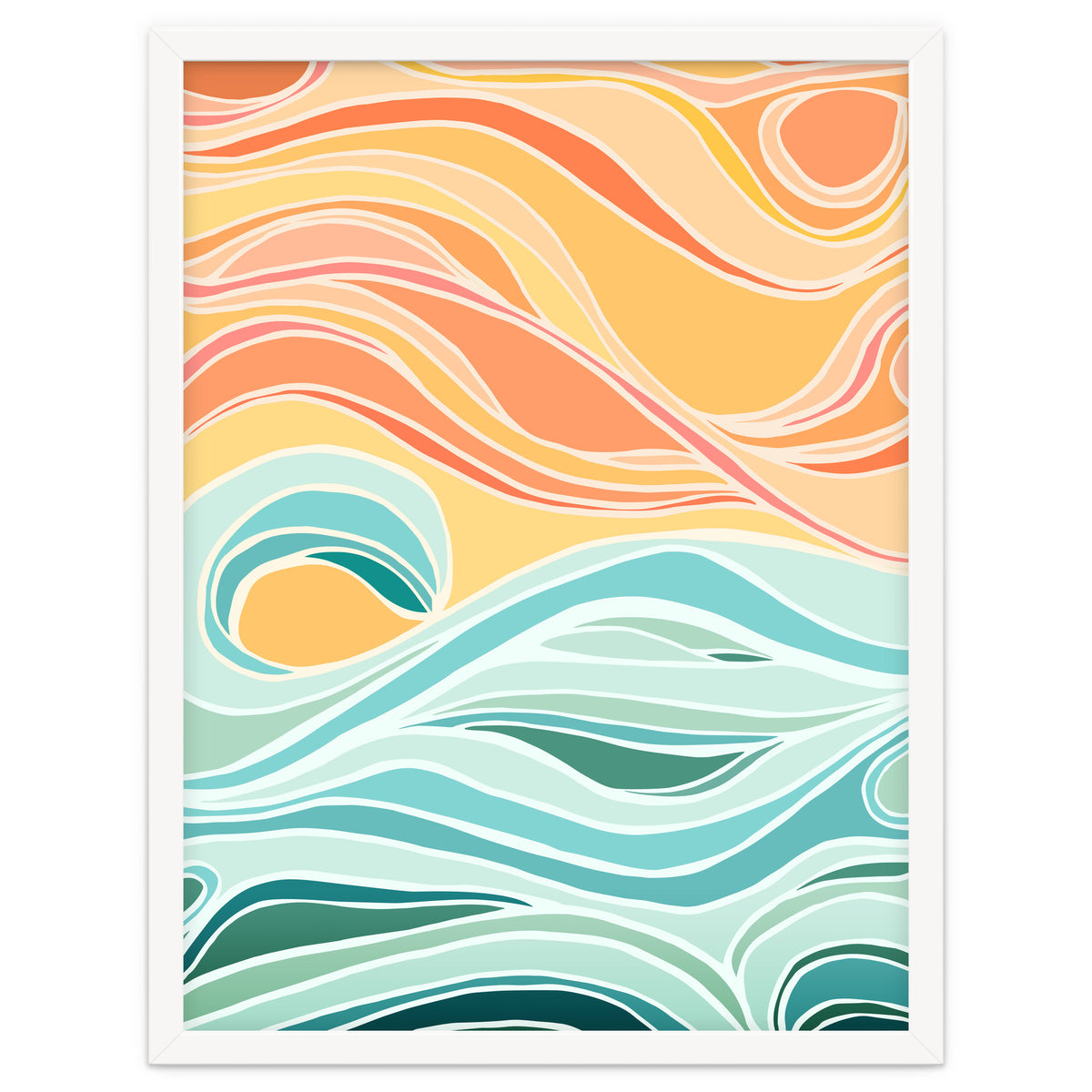 Sky And Sea Abstract