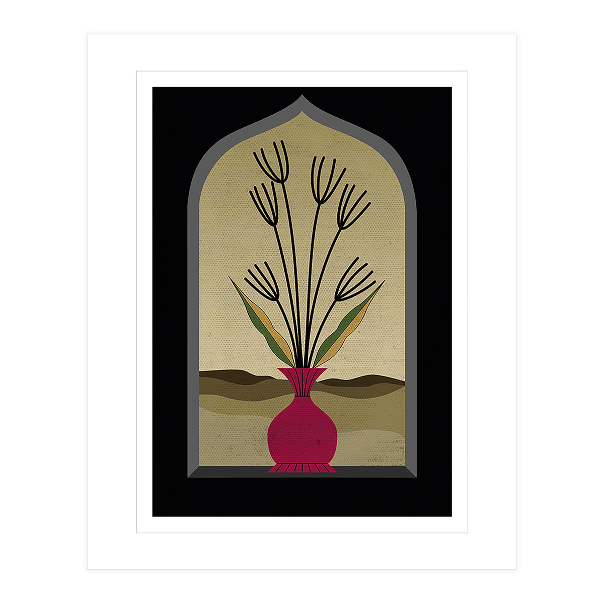 Window and Vase (Print Only)