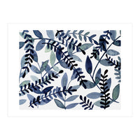 Simple indigo branches (Print Only)