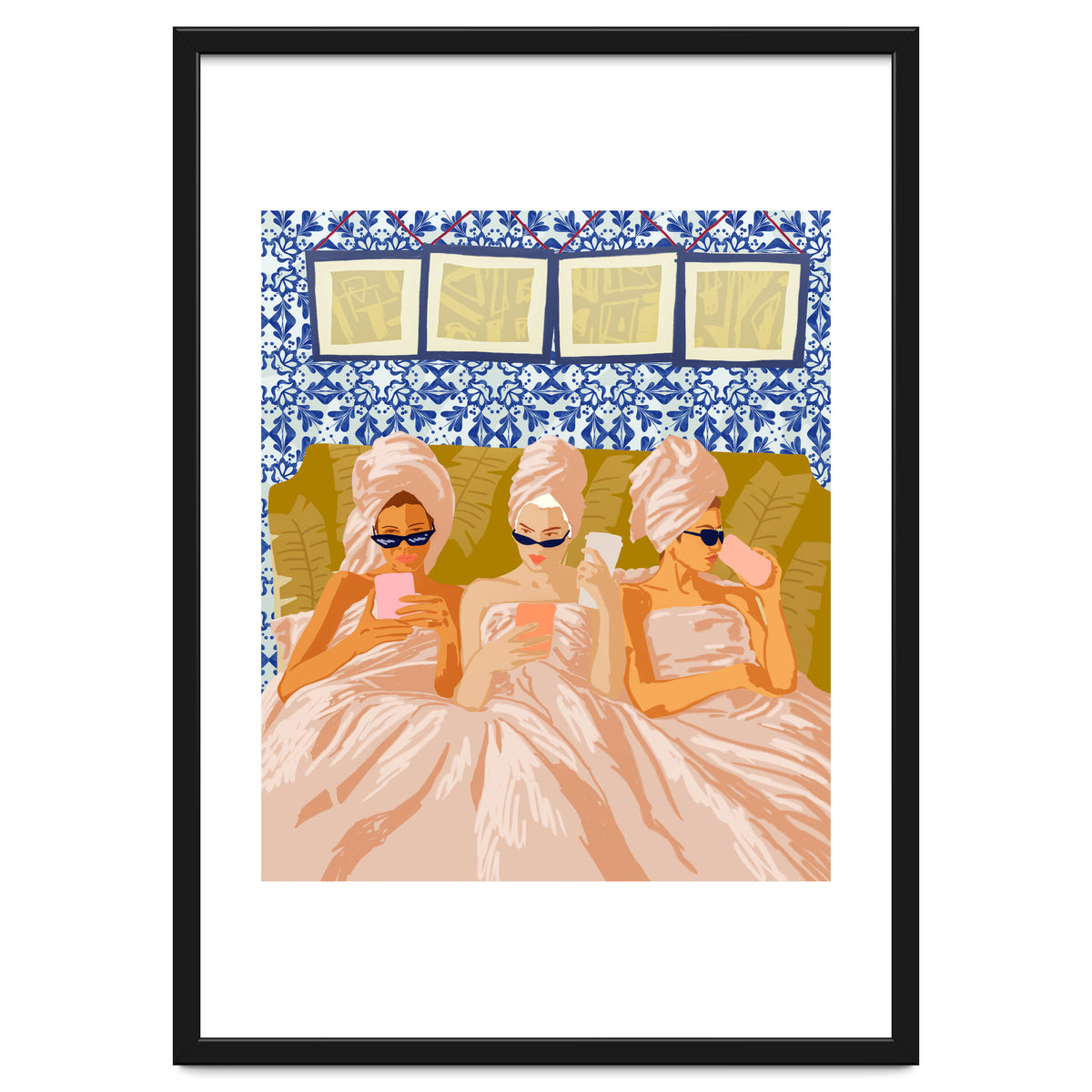 Ladies-Only Club | Girl Talk Slumber Party BFF | Bohemian Feminism Independent Moroccan Women