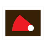 Geometric Shapes No. 51 - red & brown (Print Only) thumbnail
