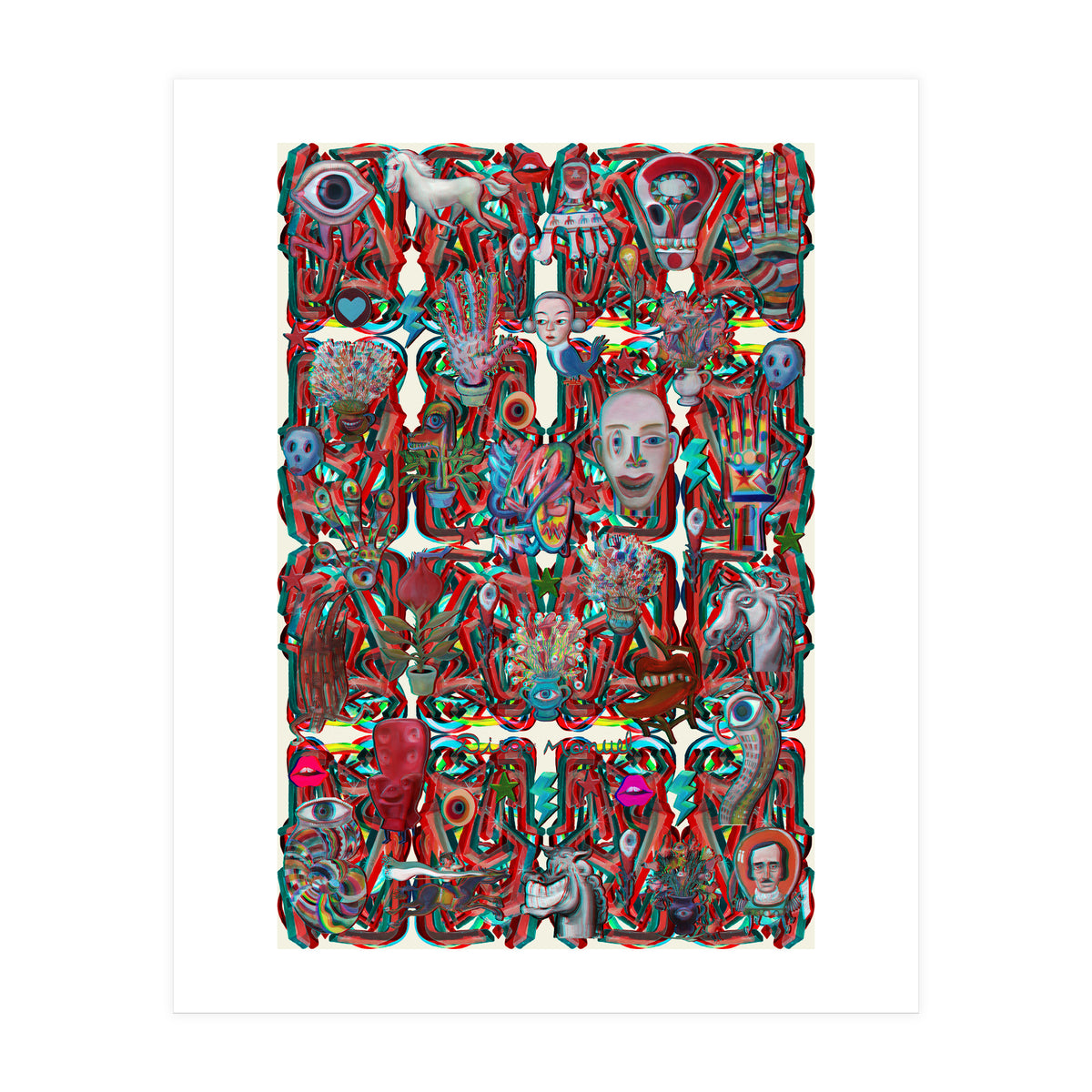Formas 14 34 3d And Pop 5 (Print Only)