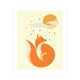 Foxy felt with the heart (Print Only) thumbnail
