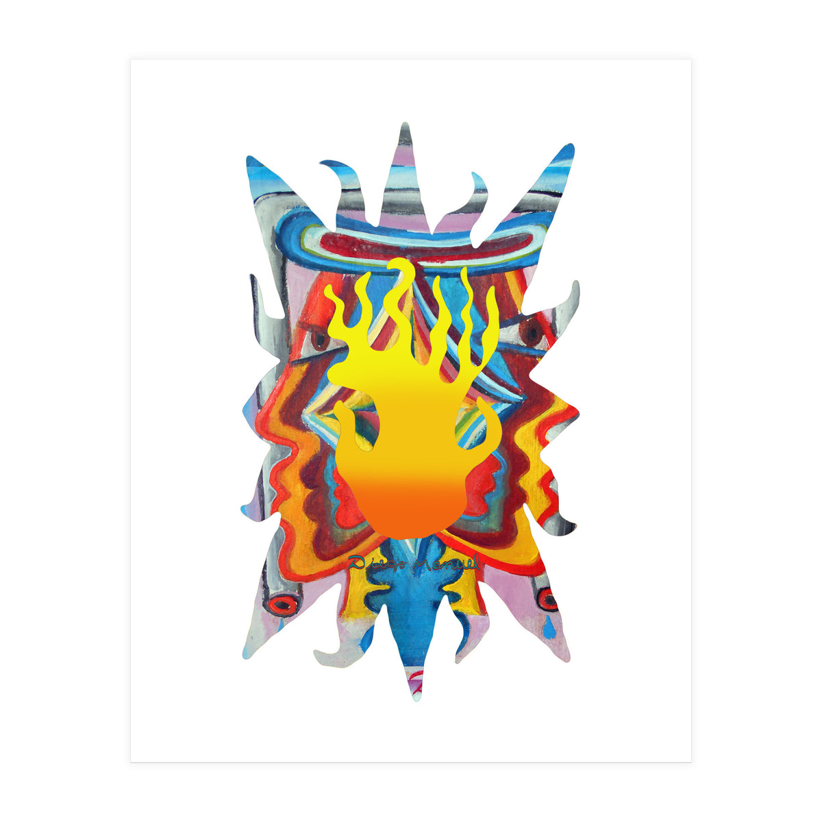 Fuego 14 Copia (Print Only)