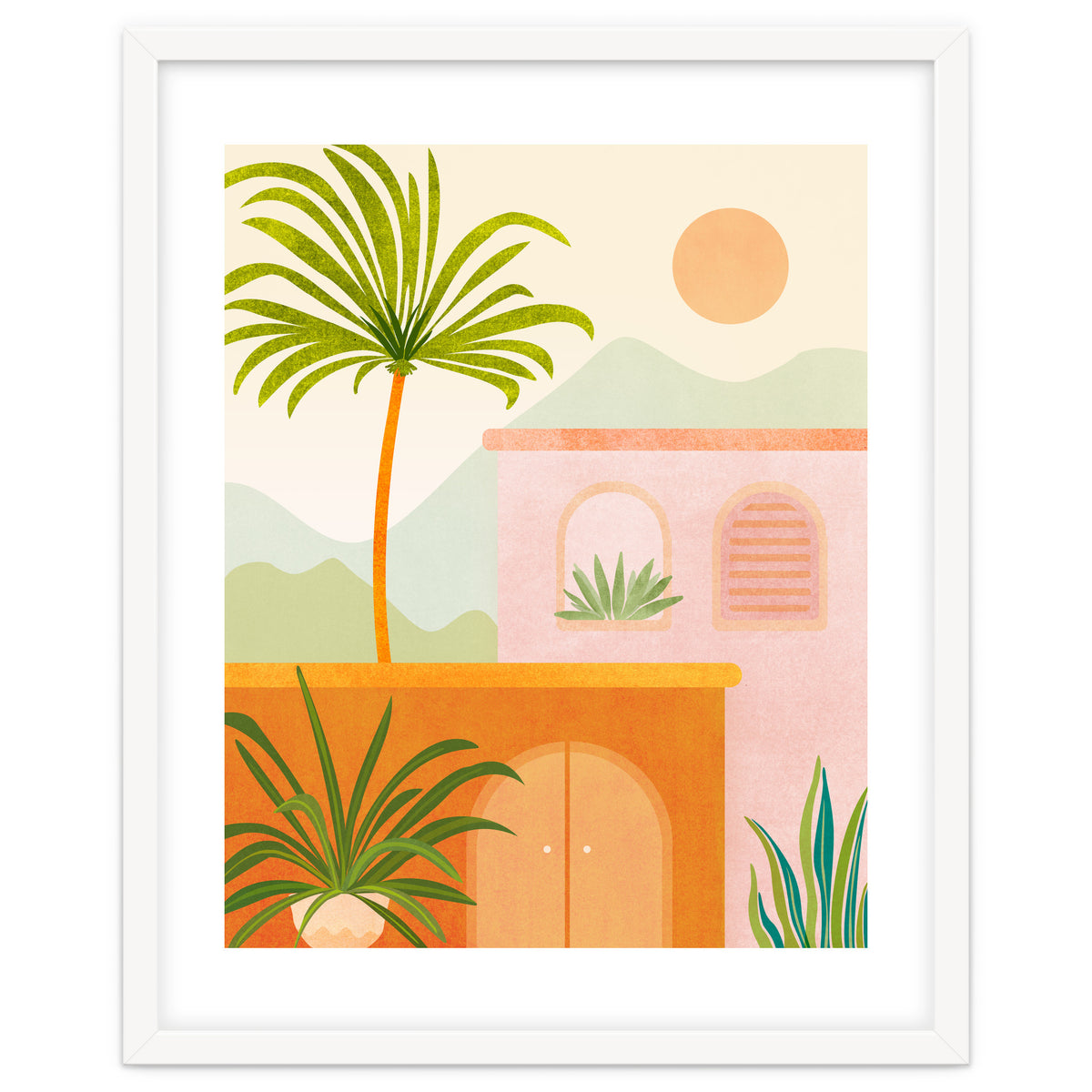 Tropical Mountain Village